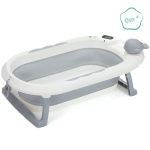 Fillikid sklopiva kadica Beluga s termometrom, white-grey - Slika 2