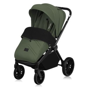 Lionelo dječja kolica Mika Plus 3u1, Green Olive - Slika 2