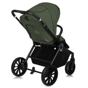 Lionelo dječja kolica Mika Plus 3u1, Green Olive - Slika 5