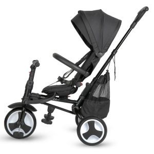 COCCOLLE SKLOPIVI TRICIKL SPECTRA PLUS PREMIUM - JET BLACK - Slika 12