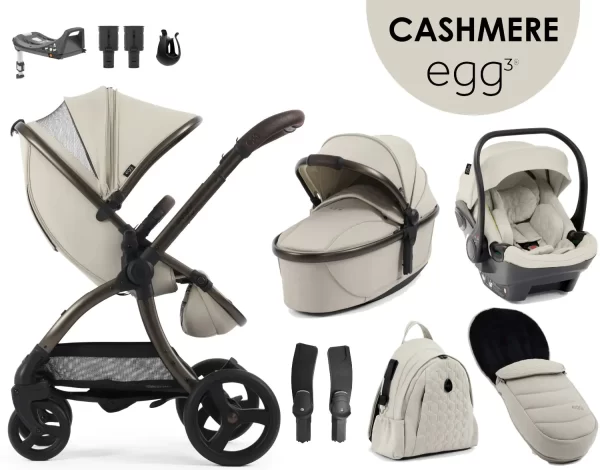 egg3® dječja kolica 9u1 - Cashmere
