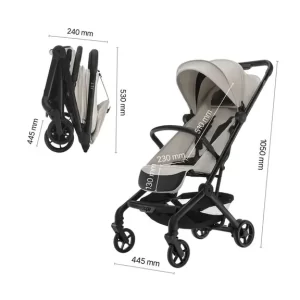 Zopa kolica Jet Shade Grey - Slika 6
