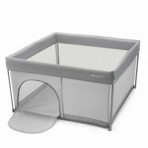 Kinderkraft dječja igraonica/vrtić ZIKI 126,5x126,5x69,5 cm, siva - Slika 2